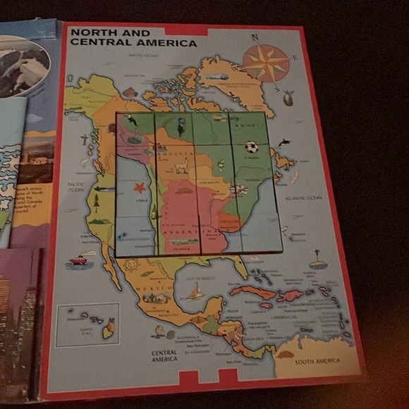 Big Block World Atlas Puzzle - Picture 6 of 10